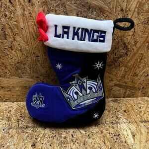NHL Los Angeles Kings Hockey Free Standing Christmas Holiday Stocking